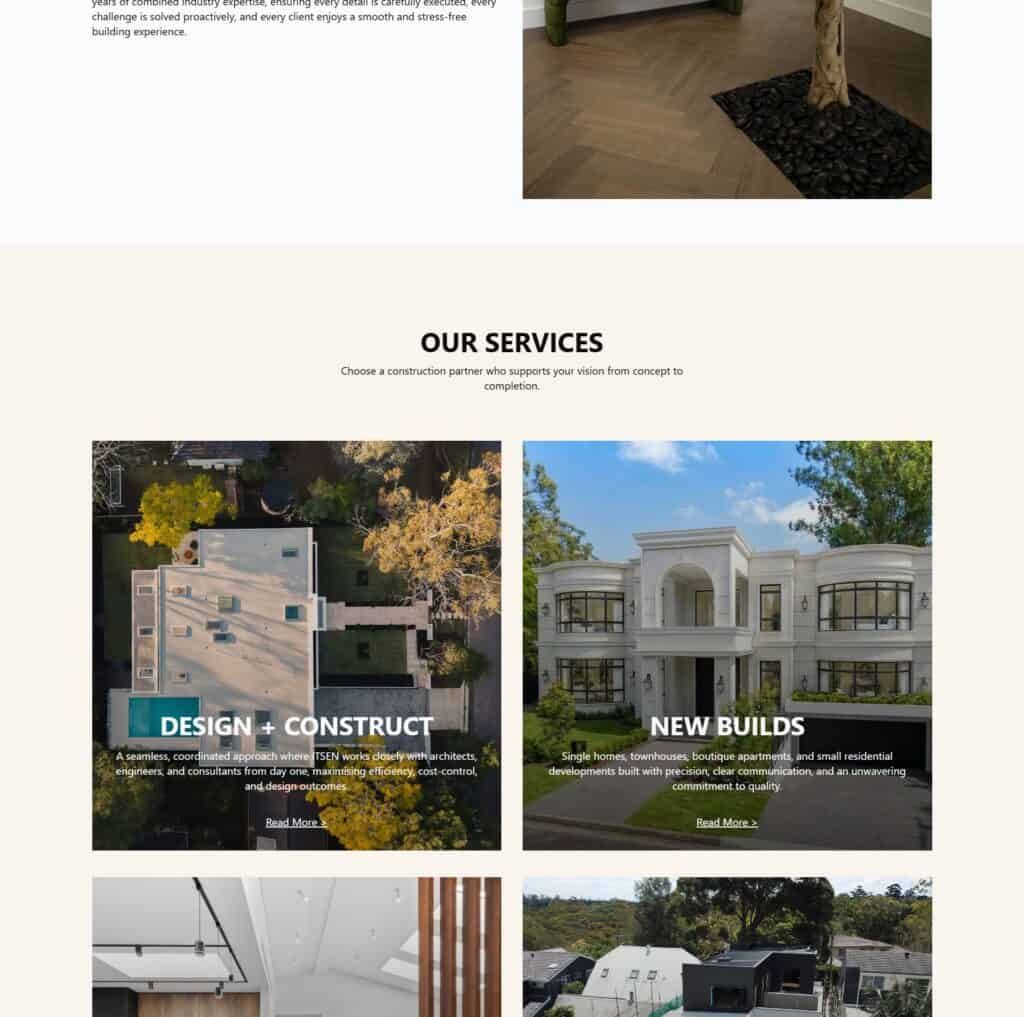 ITSEN website design, part 2