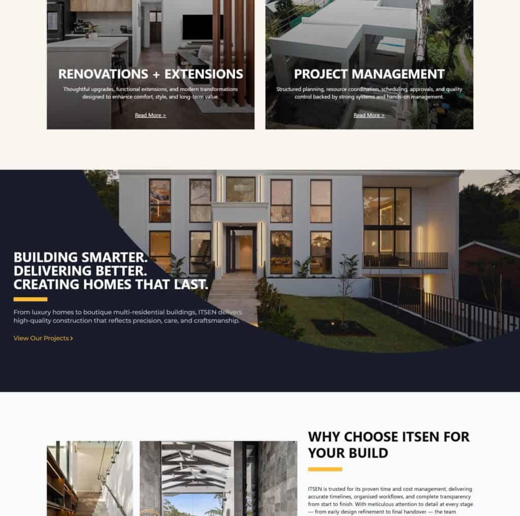 ITSEN website design, part 3
