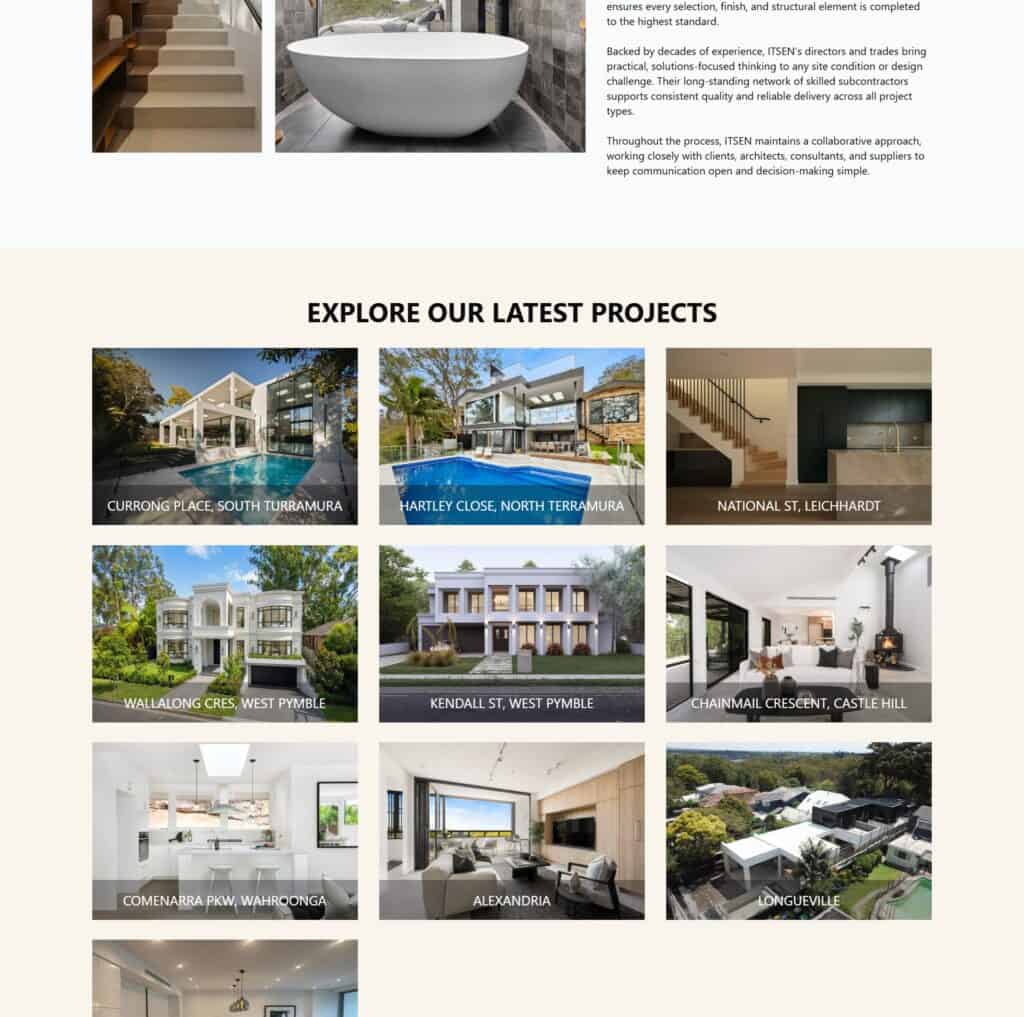 ITSEN website design, part 4