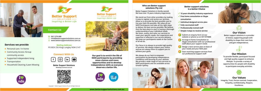 Brochure design sample 4