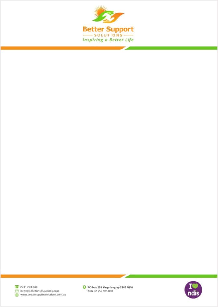 Letterhead design sample 1