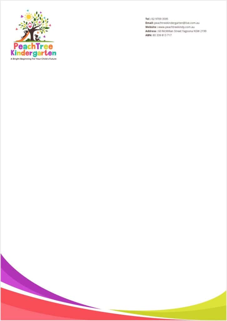 Letterhead design sample 2