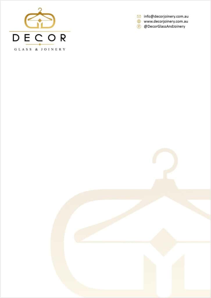 Letterhead design sample 7